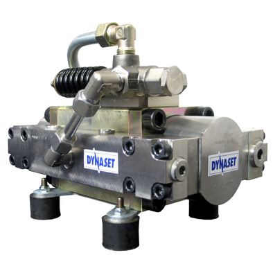 HPW460 - Hydraulisch angetriebene Wasser-Hochdruckpumpe, 50 L/min. bei 460 bar mit Umlaufventil