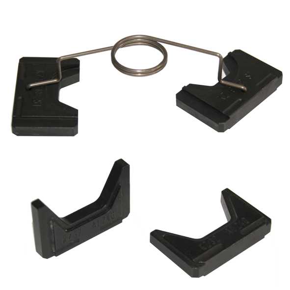 PH-D: Hexagonal crimping insert series "60-D" ("18") for standard tubular cable lugs and connectors (standard version)