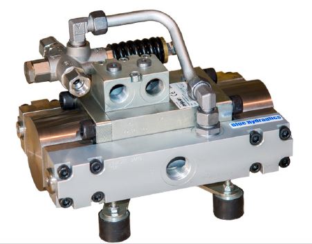 HPW460 - Hydraulisch angetriebene Wasser-Hochdruckpumpe, 50 L/min. bei 460 bar mit Umlaufventil