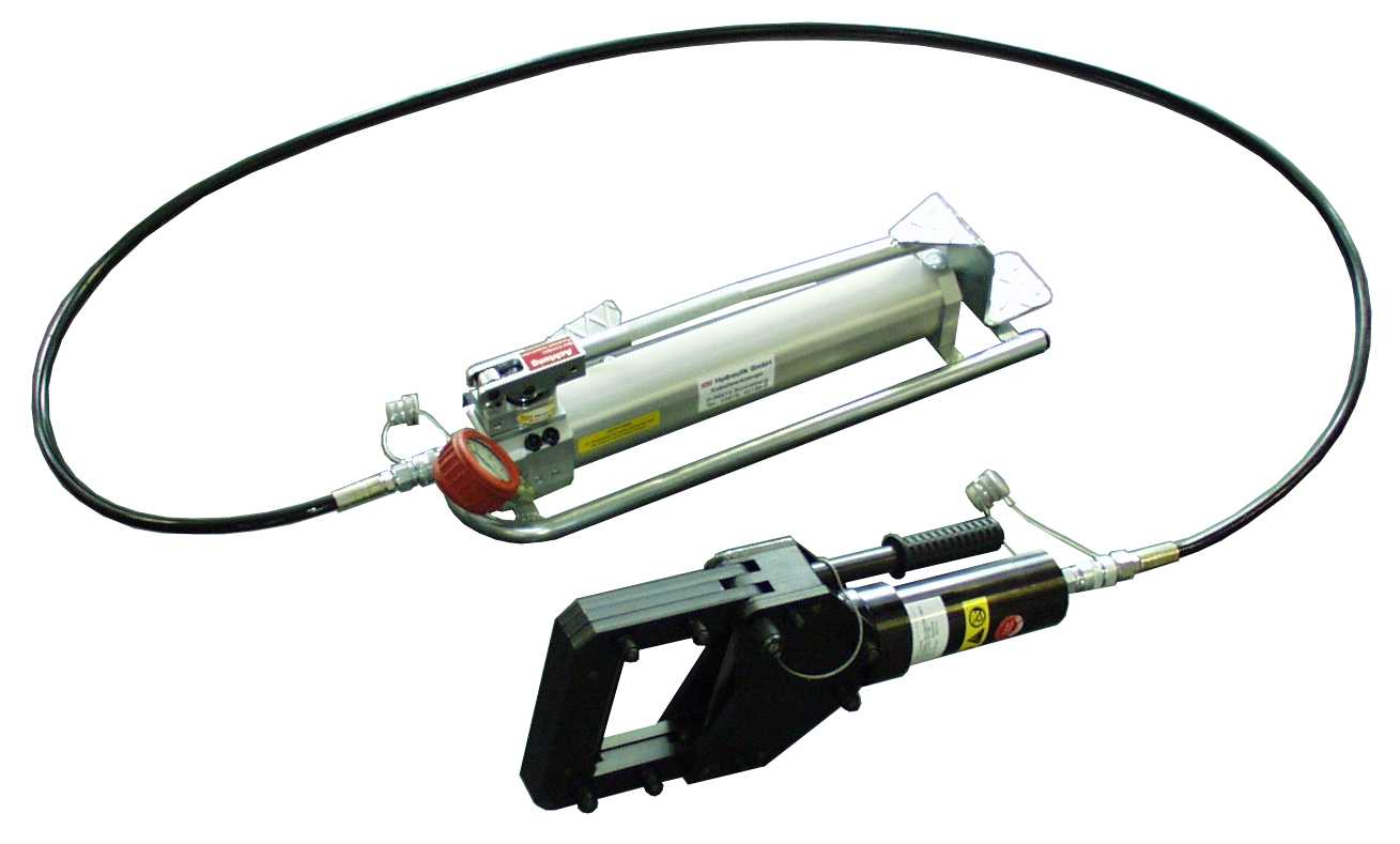 RPW100 - Hydraulic pipe press tool 185 kN - set with hydraulic pump