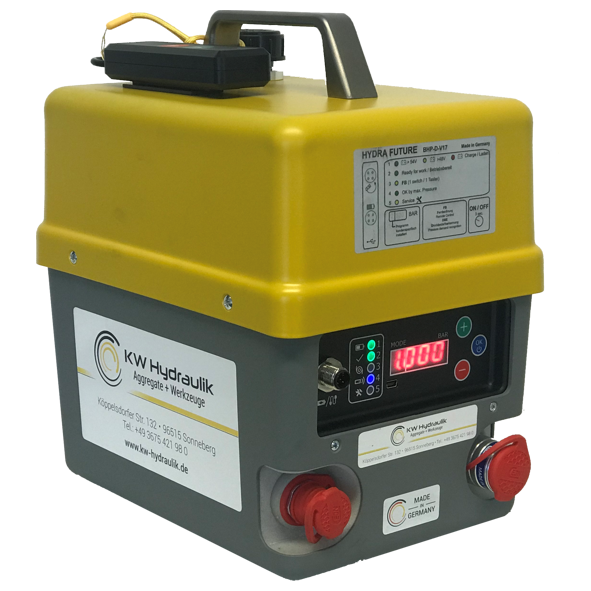 BHP-SE - HYDRA FUTURE - Battery hydraulic pump with integrated battery for single acting tools