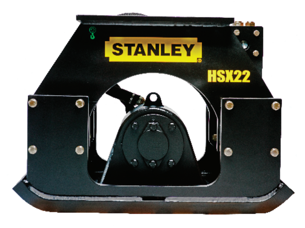 STANLEY HSX22125 - Anbau-Vibrationsplattenverdichter 998 kg für Bagger von 25 bis 70 Tonnen
