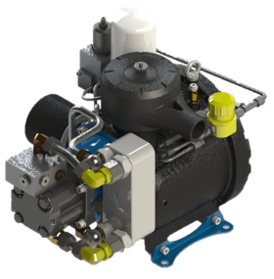 HKR800 - Hydraulically driven compressed air screw compressor 800 L/min. at max. 10 bar (145 PSI)