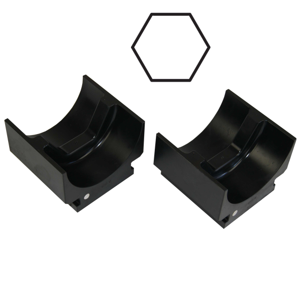 PK-1000 - Hexagonal crimping insert series "1000" to DIN48083 for compression cable lugs and connectors to DIN46235/46267