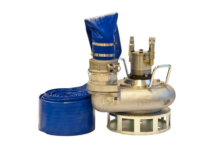 Hydraulically driven submersible pump 2000 L/min. (120 m³/h)