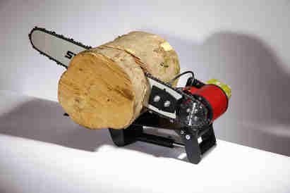 Hydraulic attachment chain saw 14.4 kW - with holder for automatic splitter
