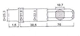 STANLEY HD45 - Hydraulischer Bohrhammer mit SKIL-736 Bohrfutter (HEX 19x108mm) - Unterwasserversion