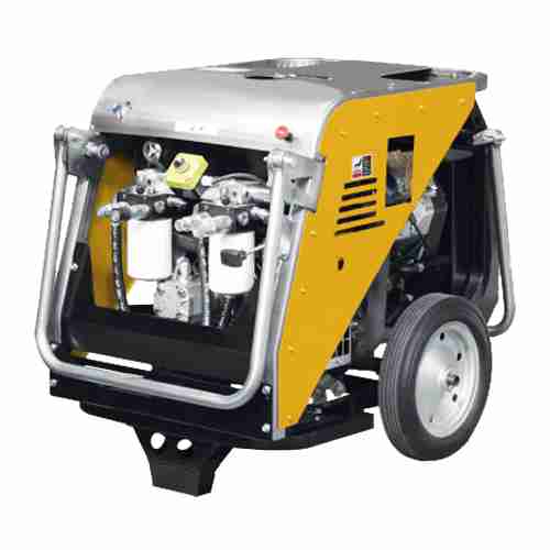 DOA DINAMO-GASOLINE-DUAL - Hydraulic unit with diesel engine, 21 HP